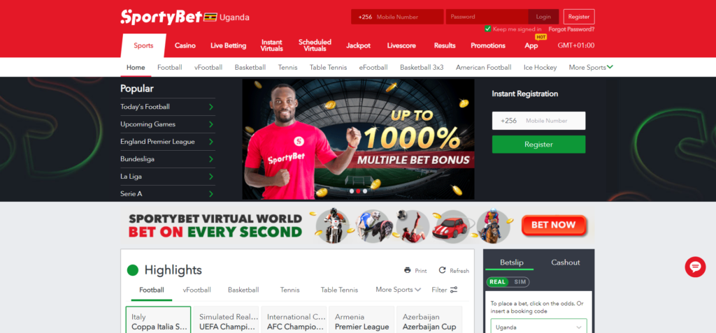 Sporty Bet Casino Uganda