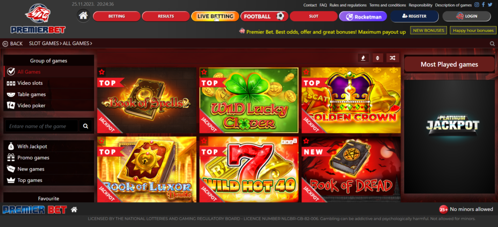 Premier Bet Casino Uganda