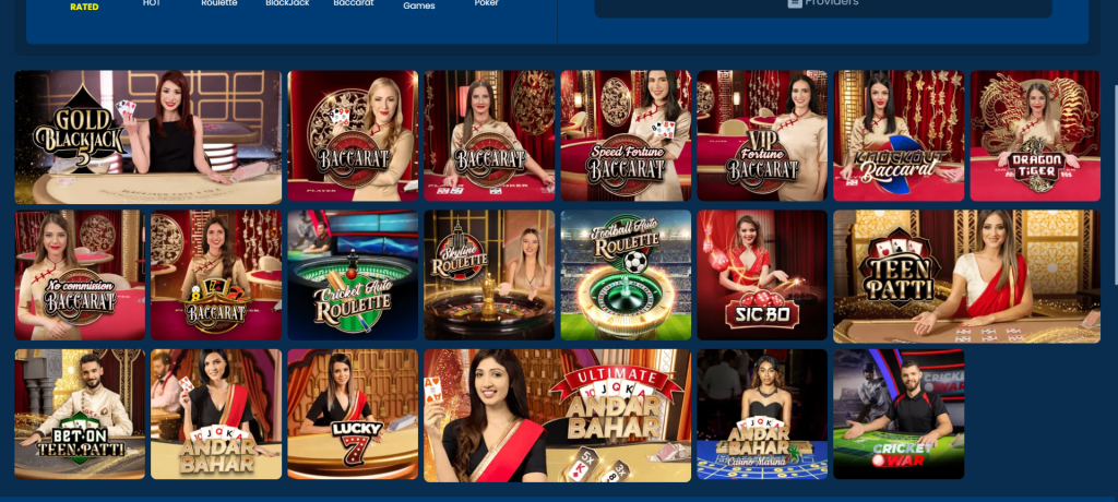 Semabet Live casino section